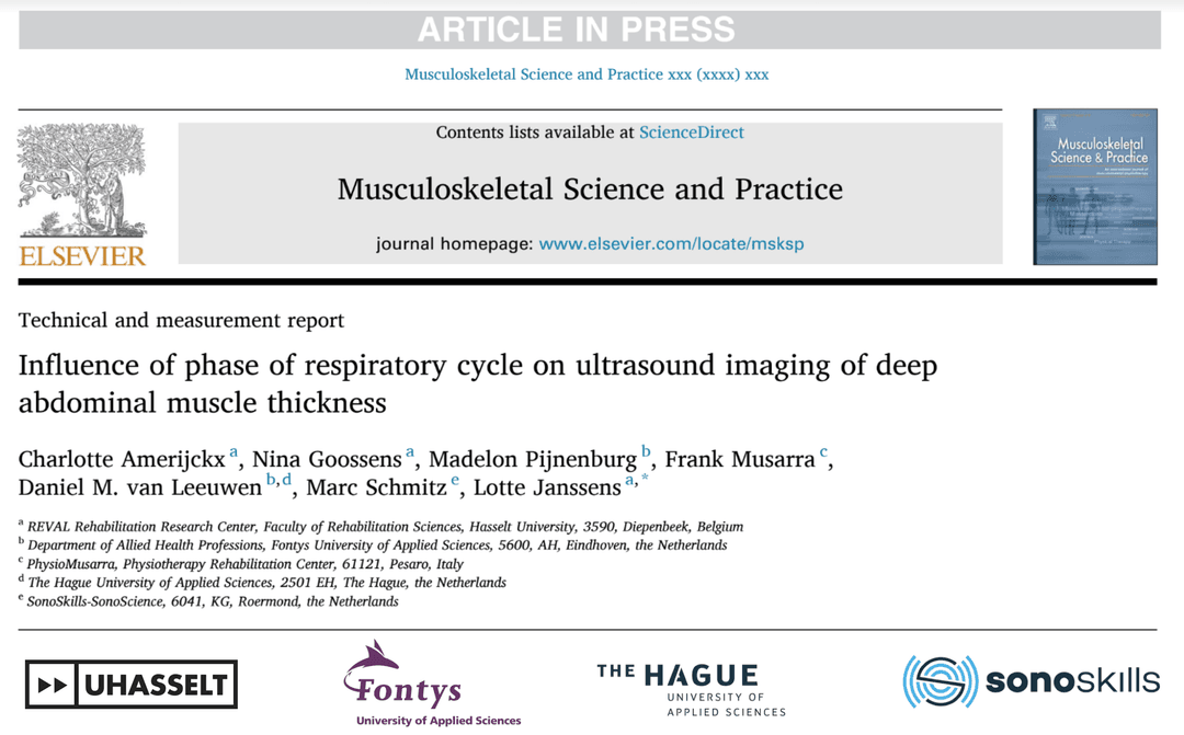 Transversus abdominus muscle (TrA) and internal oblique muscle (IO) increase when lung volume decreases